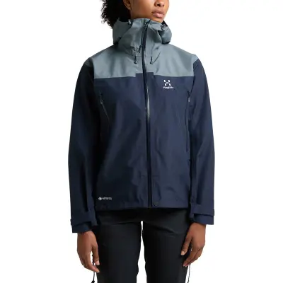 Haglöfs ROC Flash GTX Jacket Women Tarn Blue/Steel Blue Tarn Blue/Steel Blue XS