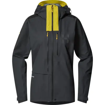 Haglöfs Women's L.I.M ZT II GORE-TEX Jacket Magnetite/tech Yellow
