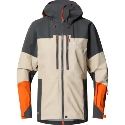 Haglöfs Women's Spitz Gore-Tex Pro Jacket Chalk Beige/magnetite