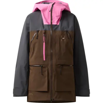 Haglöfs Women's Vassi GORE-TEX Pro II Jacket Lantana Pink/oak Brown