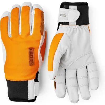 Hestra Ergo Grip Active Wool Terry - 5 Finger Orange/Off White
