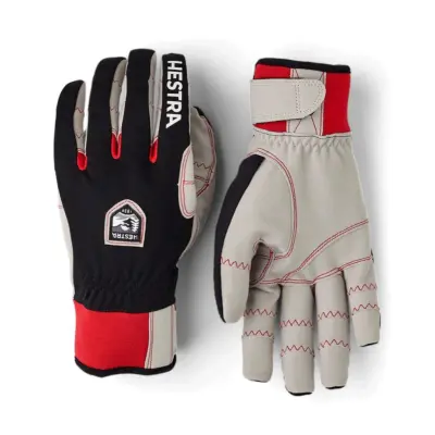 Hestra Ergo Grip Windstopper Race 5 Finger Unisex Black