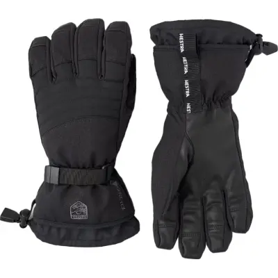 Hestra GORE-TEX Perform 5 Finger Black/Black