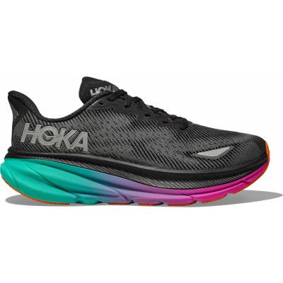 Hoka Men's Clifton 9 GORE-TEX Black/Electric Aqua