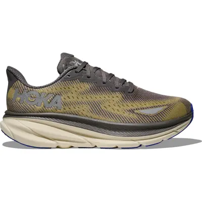 Hoka Men's Clifton 9 GORE-TEX Gravel/Eggshell