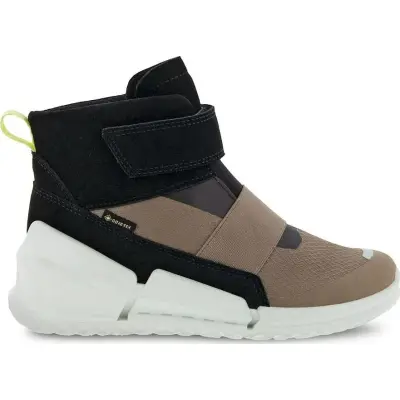 Kids' Ecco Biom K1 GORE-TEX Taupe/Black