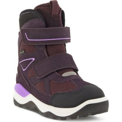 Ecco Kids' Ecco Snow Mountain Mid Cut Boo Gore-Tex Black/Fig/Fig