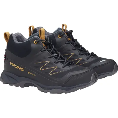 Viking Footwear Kids' Tind Mid Gore-Tex Black