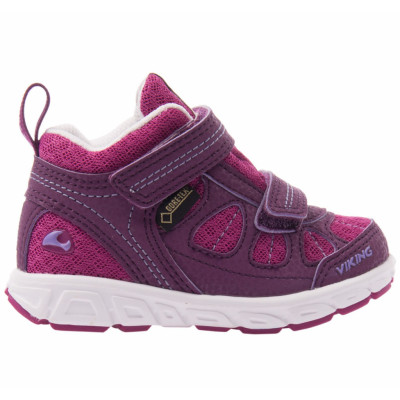 Ludo Gtx Mid, Plum/Dark Pink, 34,  Viking Streetskor