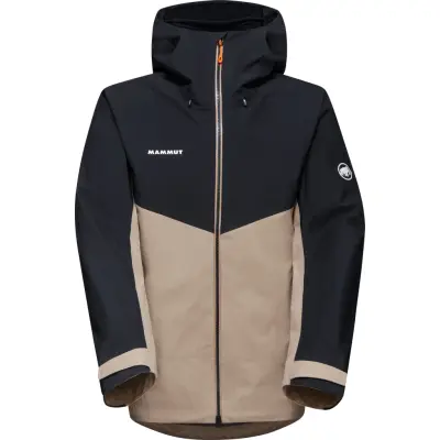 Mammut Men's Crater Iv Hs Hooded Jacket  Savannah-Black
