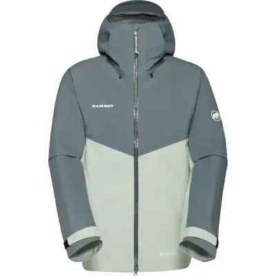 Mammut Men's Crater Iv Hs Hooded Jacket  Silver Sage/Strata