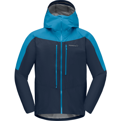 Norrøna Men's Falketind Gore-Tex Paclite Jacket Hawaiian Surf/Indigo Night