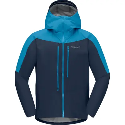 Norrøna Men's Falketind Gore-Tex Paclite Jacket Hawaiian Surf/Indigo Night