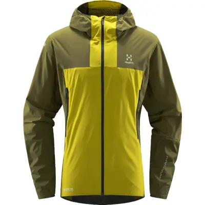 Haglöfs Men's L.I.M Alpha Hood Aurora/Olive Green