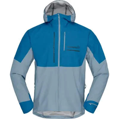Norrøna Men's Senja GORE-TEX Active Jacket  Mykonos Blue/Blue Fog