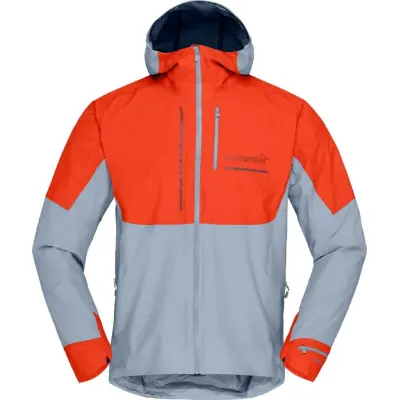 Norrøna Men's Senja GORE-TEX Active Jacket  Arednalin/Blue Fog