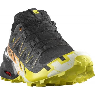 Salomon Men's Speedcross 6 GORE-TEX Black/Sulphur Spring/Bird Of Paradise