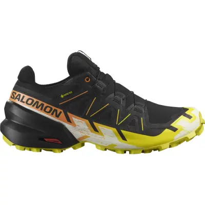 Salomon Men's Speedcross 6 GORE-TEX Black/Sulphur Spring/Bird Of Paradise