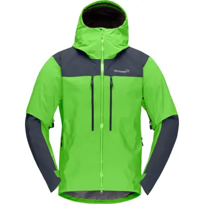 Norrøna Men's Trollveggen Gore-Tex Pro Light Jacket Classic Green/Cool Black