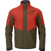 Härkila Men's Wildboar Pro Jacket Orange blaze/Willow green