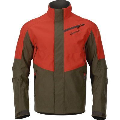 Härkila Men's Wildboar Pro Jacket Orange blaze/Willow green
