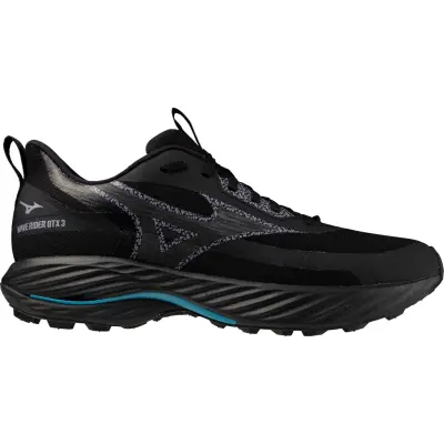 Mizuno Men's Wave Rider GORE-TEX 3 Black Sand/odyssey Gray/capri Breeze