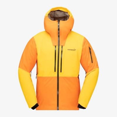 Norröna Lofoten Gore-Tex Thermo80 Jacket M's Orange Popsicle/Lemon Chrome