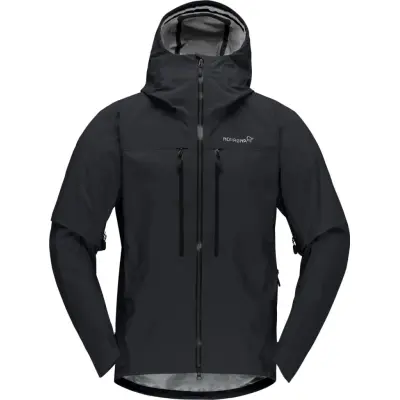 Norrøna Men's Trollveggen GORE-TEX Pro Light Jacket Caviar Black
