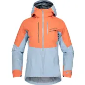 Norrøna Senja Gore-Tex Active Jacket W's Flamingo/Blue Fog