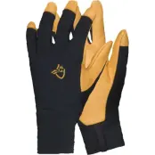 Norrøna Unisex Lyngen Windstopper Leather Gloves Caviar Black