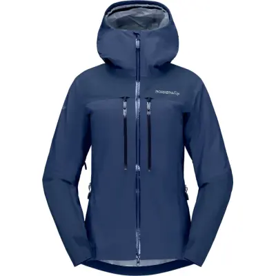 Norrøna Women's Trollveggen GORE-TEX Pro Light Jacket Indigo Night
