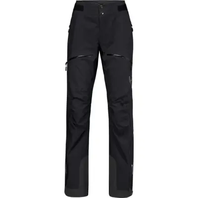 Norrøna Women's Trollveggen GORE-TEX Pro Light Pants Caviar Black