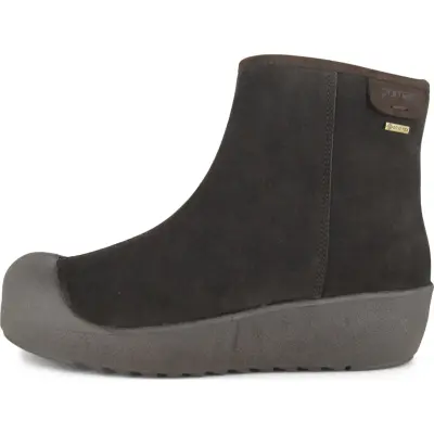Pomar Women's Kallio GORE-TEX Ankle Boot Bark Suede(fur L) Curling