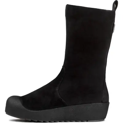 Pomar Women's Utu Gore-Tex Winter Boot Black Suede/waxy (fur L) Curling