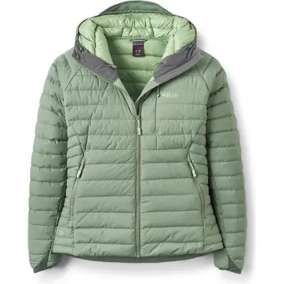 Rab Microlight Windstopper Hoody Wmns Dark Fig Green