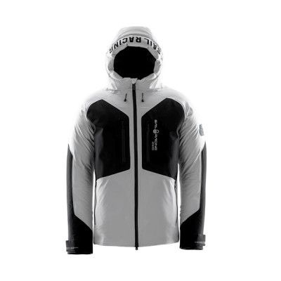 Sail Racing Pole Down Jacket Spray White