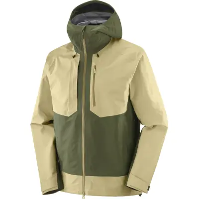 Salomon Men's Outline 3L GORE-TEX Jacket  Grape Leaf/Gray Green