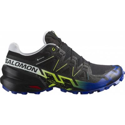Salomon Men's Shoes Speedcross 6 GORE-TEX Black/Surf The Web/Safety Yellow
