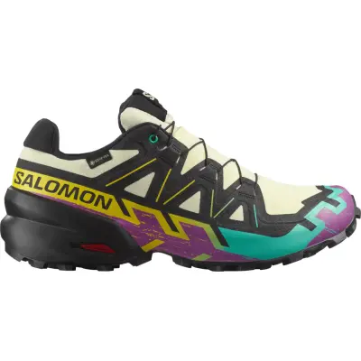 Salomon Men's Speedcross 6 GORE-TEX Transparent Yellow/Black/Waterfall