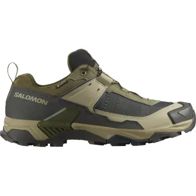 Salomon Men's X Ultra 5 GORE-TEX Martini Olive/gray Green/blue Night