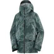 Salomon Women's Absolute 3L Print Jacket Ao/Green Gables