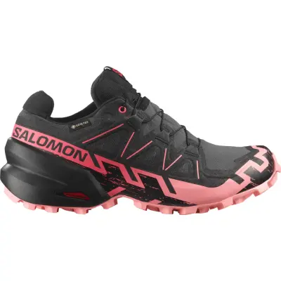 Salomon Women's Speedcross 6 GORE-TEX Nine Iron/Black/Flamingo Pink