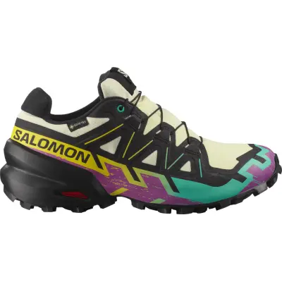 Salomon Women's Speedcross 6 GORE-TEX Transparent Yellow/Black/Waterfall