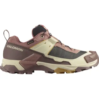 Salomon Women's X Ultra 5 GORE-TEX Burlwood/french Roast/rattan