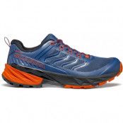 Scarpa Rush GTX Shoes Men Blue/Fiesta