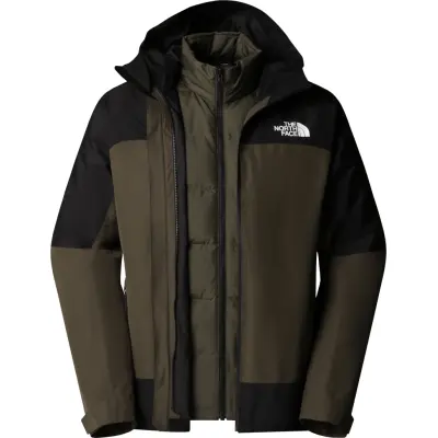 The North Face Men's Mountain Light GORE-TEX Triclimate 3-in-1 Jacket New Taupe Green/TNF Black