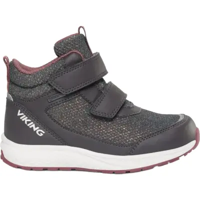 Viking Footwear Kid´s Bouncy Glitter Mid GORE-TEX Charcoal