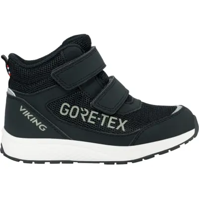 Viking Footwear Kid's Bouncy Mid GORE-TEX Black