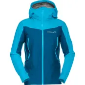 Norrøna Women's Falketind Gore-Tex Jacket Aquarius/Mykonos Blue