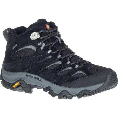 Merrell Women's Moab 3 Mid Gore-Tex Black/Grey